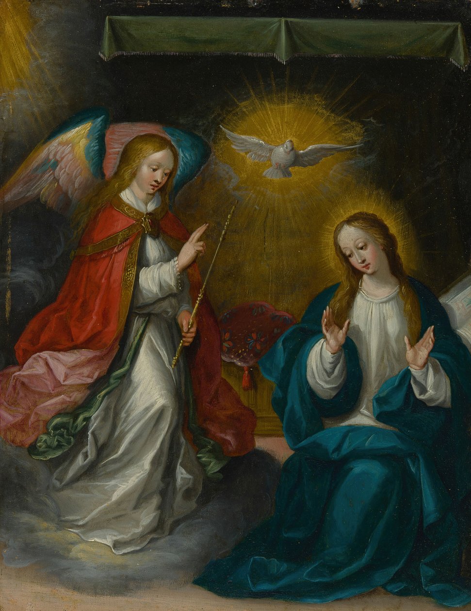 Bebudelsen, ca. 1620. af Frans Francken II