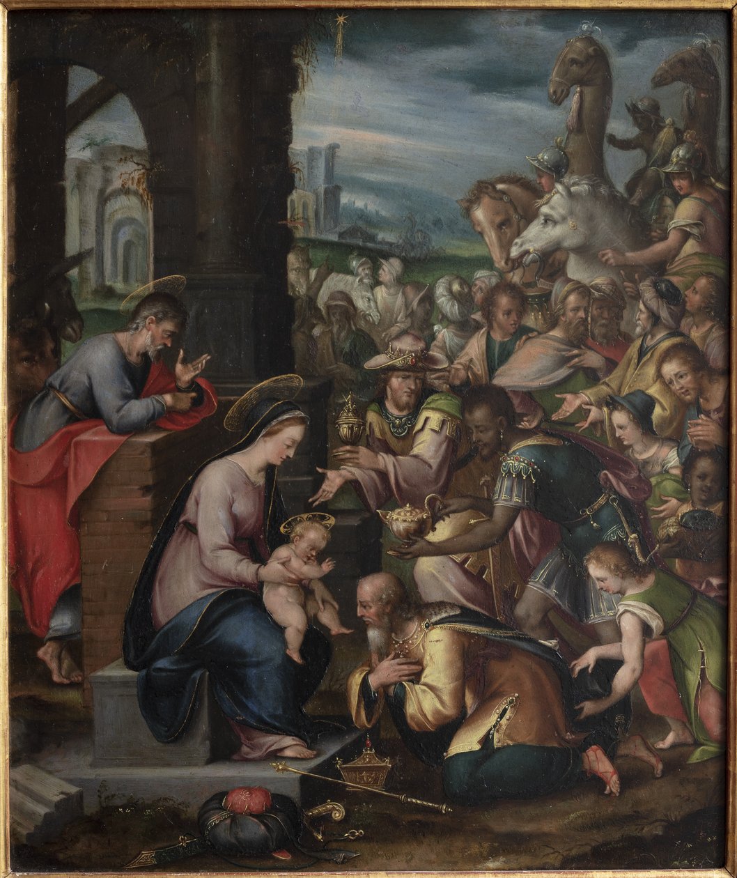 Magiernes tilbedelse af Frans Francken d.Æ.