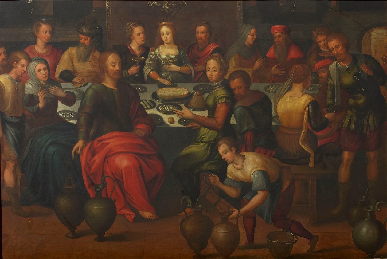 Bryllupsfesten i Cana. af Frans Francken the Elder