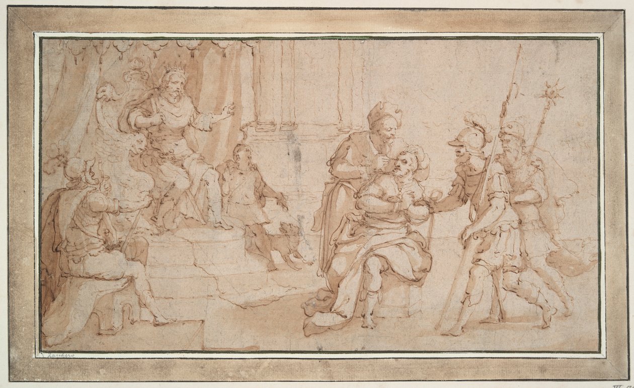 Forblændingen af Zaleucus af Locri af Frans Francken the Younger
