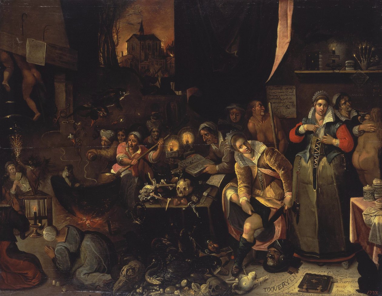 Heksekøkkenet, 1606 af Frans Francken the Younger