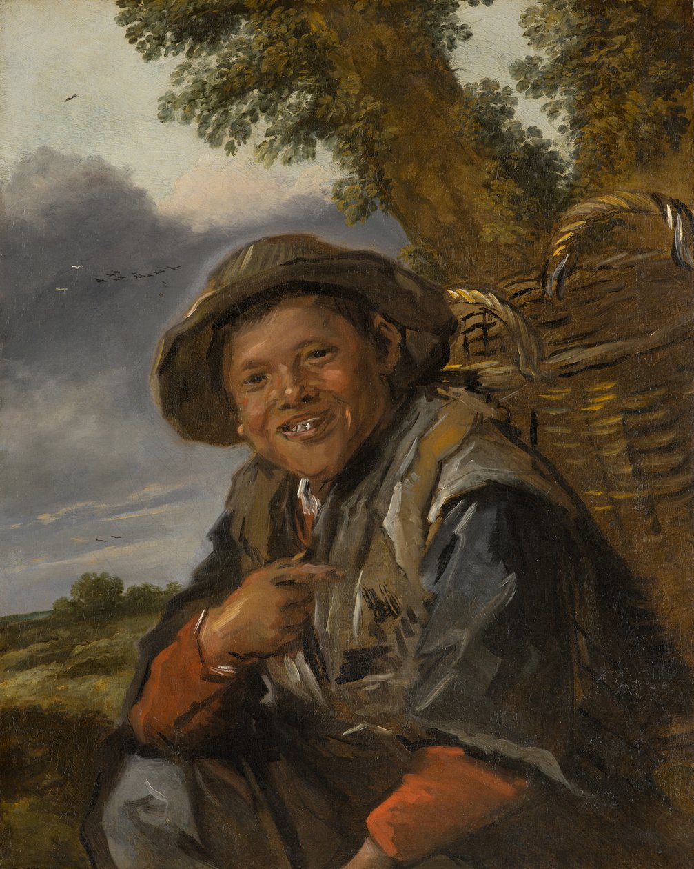 A Fisherboy, ca. 1635-1645 (eller senere) (olie på lærred) af Frans Hals