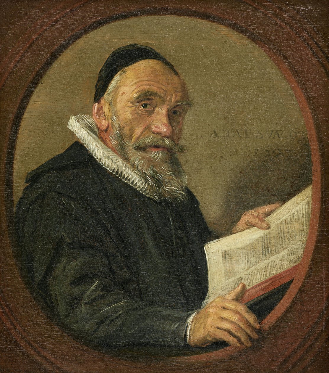 Portræt af Johannes Acronius (1565-1627) af Frans Hals