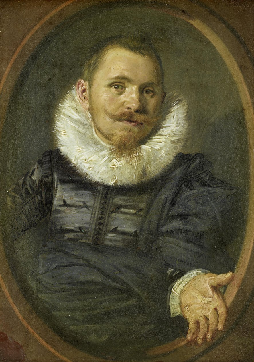Portræt af en mand af Frans Hals