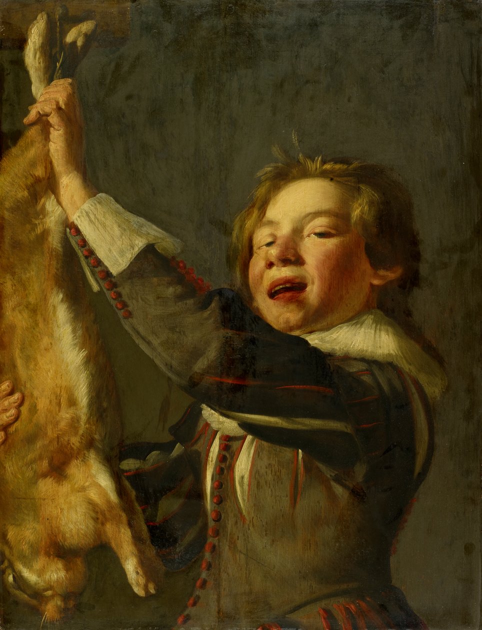 Dreng med en død hare af Frans Hals