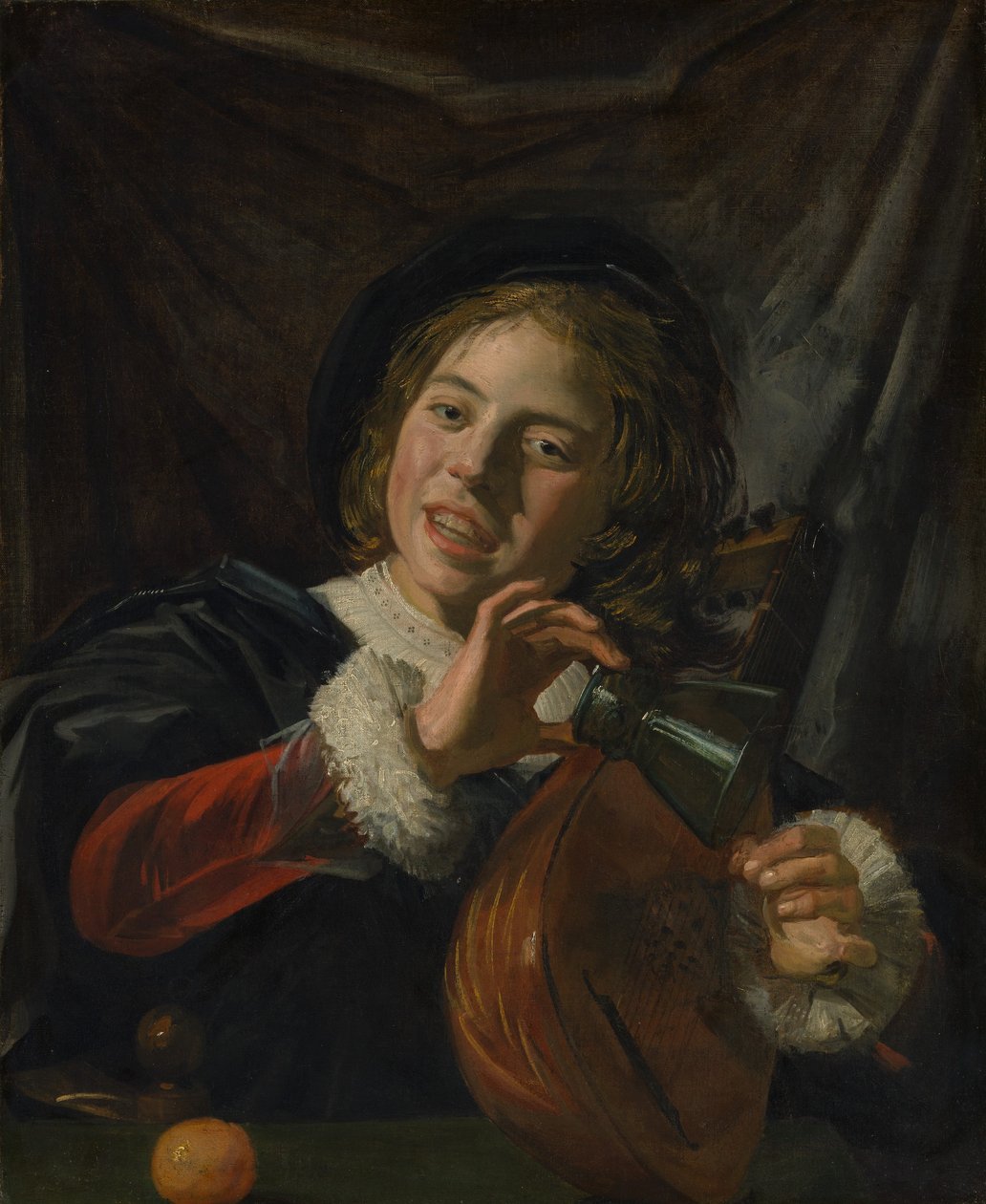 Dreng med en lut, ca. 1625. af Frans Hals