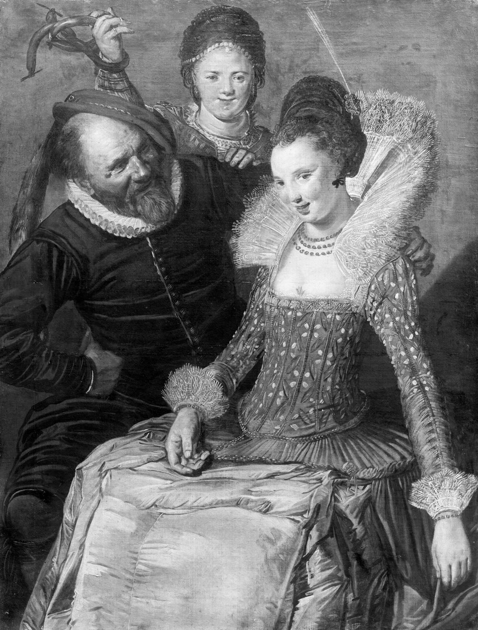 Det muntre kløverblad af Frans Hals