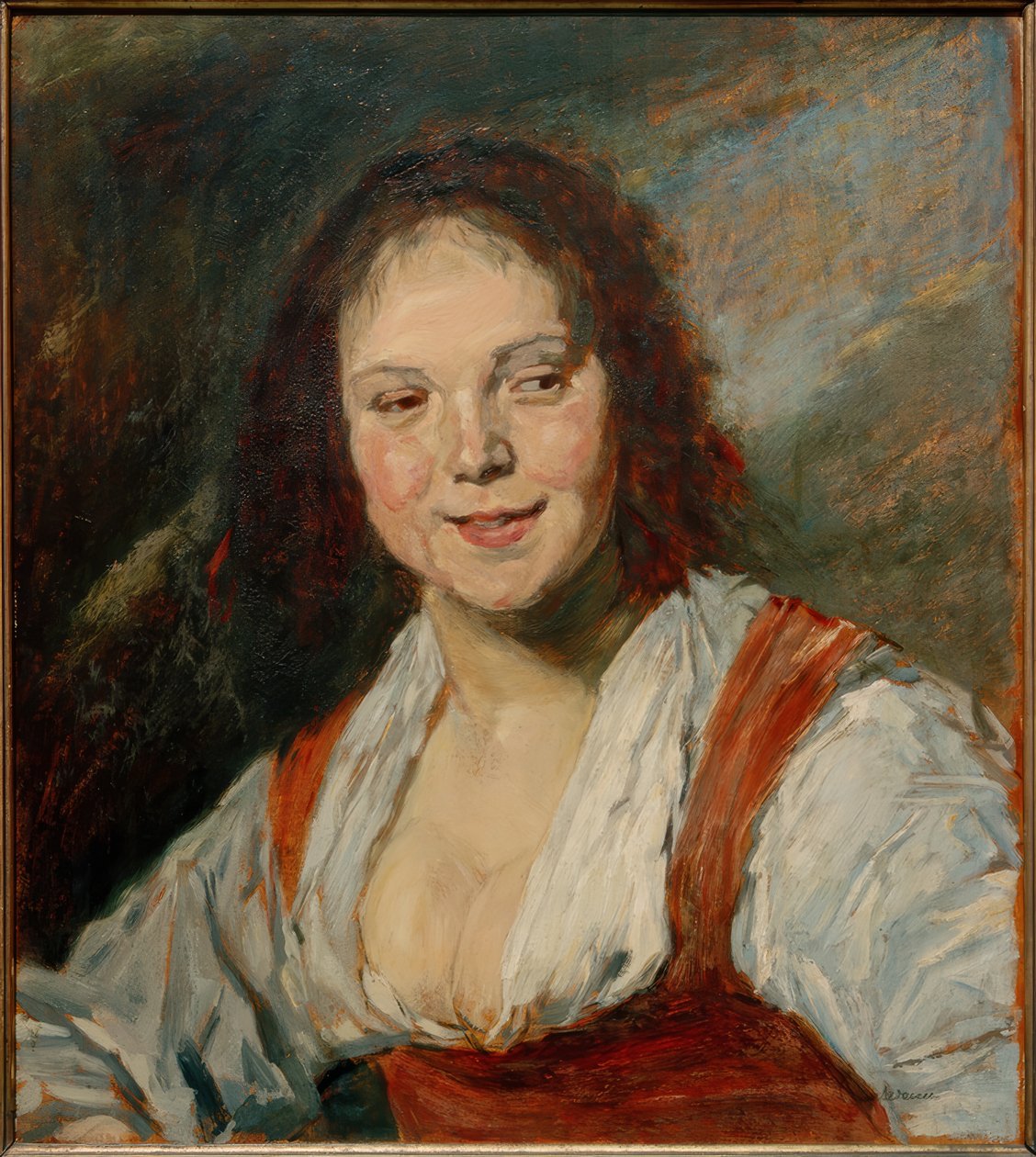 Kopi af Bohémienne af Frans Hals af Frans Hals