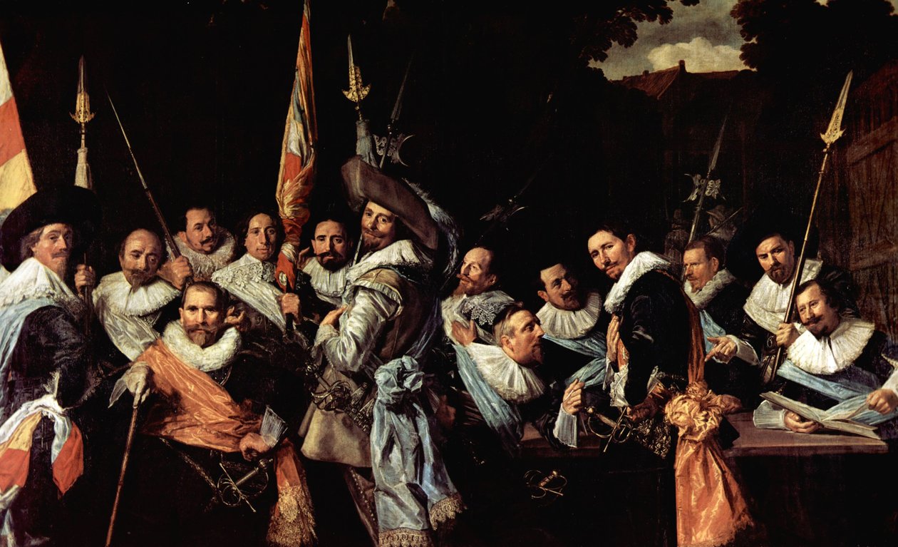 Møde for officerer og sergenter i Calivermen Civic Guard af Frans Hals