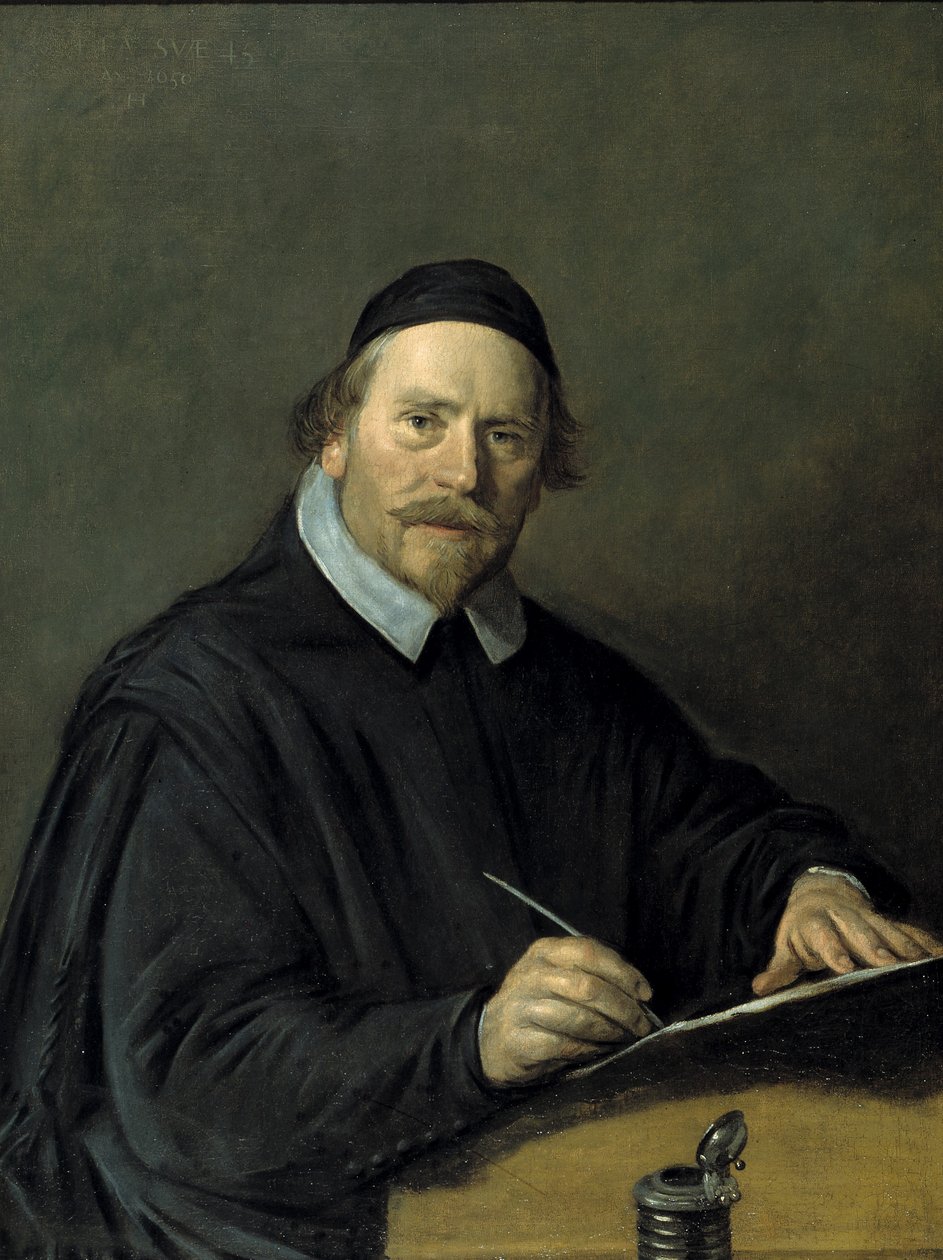 Nicolaas Stenius, eller Nicolaas van der Steen, katolsk præst i Akersloot i 1650 af Frans Hals