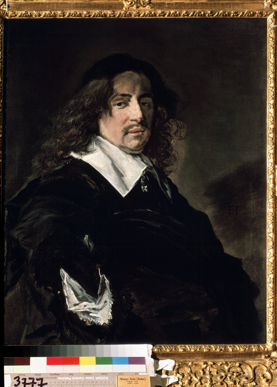""Portræt af en mand"" Dette er sandsynligvis en hollandsk bourgeois. Maleri af Franz Hals (1581-1666) omkring 1660 Mål 84,5x67 cm Eremitagemuseet Sankt Petersborg af Frans Hals