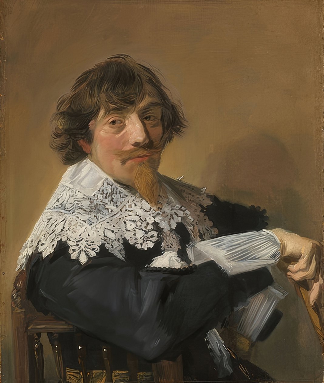 Portræt af en mand. Omkring 1635 af Frans Hals