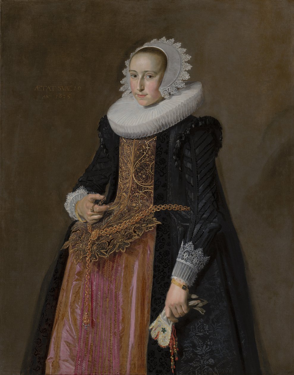 Portræt af Aletta Hanemans (1606–1653) af Frans Hals
