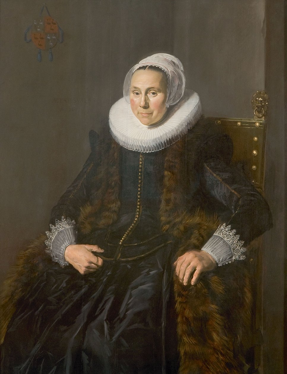 Portræt af Cornelia Claesdr. Vooght (-) af Frans Hals
