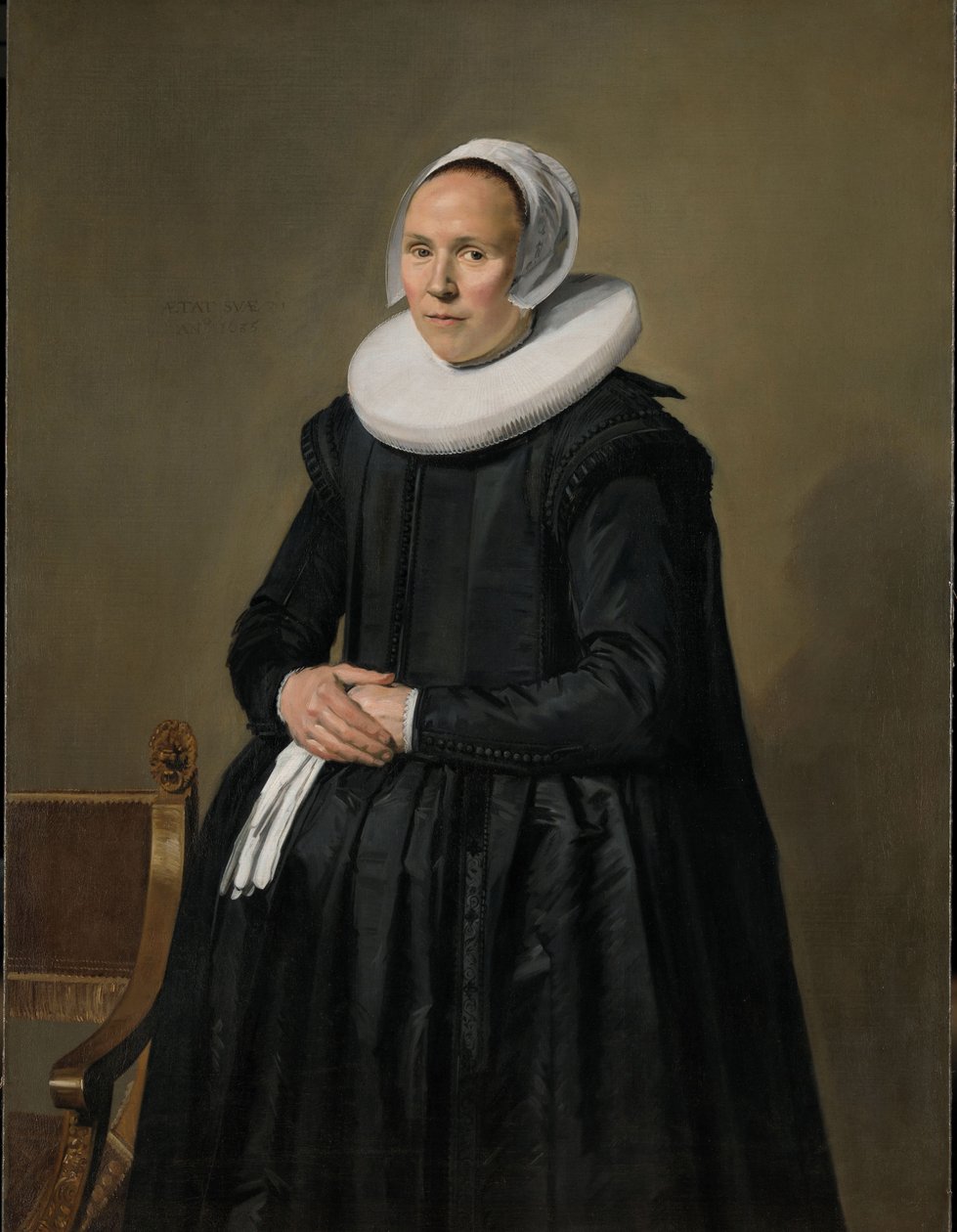 Portræt af Feyntje van Steenkiste, 1635 af Frans Hals