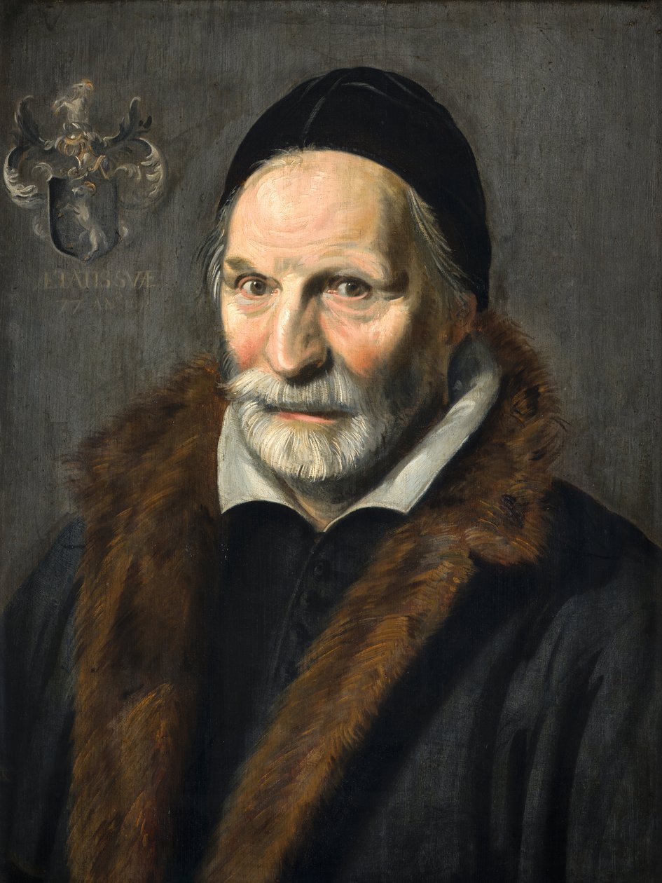 Portræt af Jacobus Hendricksz Zaffius af Frans Hals
