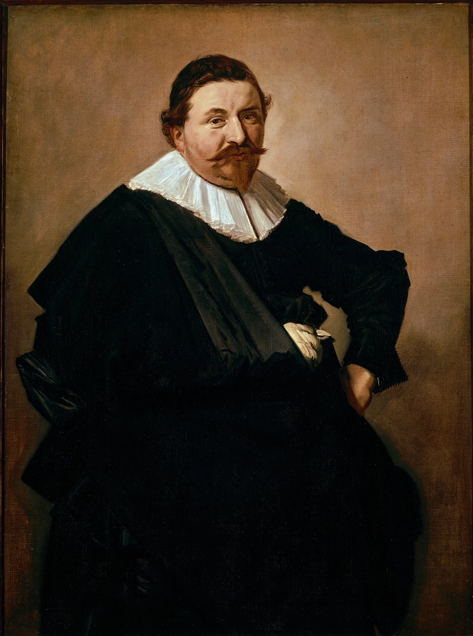 Portræt af Lucas de Clercq, belgisk købmand af væveprodukter. Maleri af Frans Hals (1580-1666), ca. 1627. Olie på lærred. Mål: 126,5 x 93 cm. Amsterdam, Rijksmuseum af Frans Hals