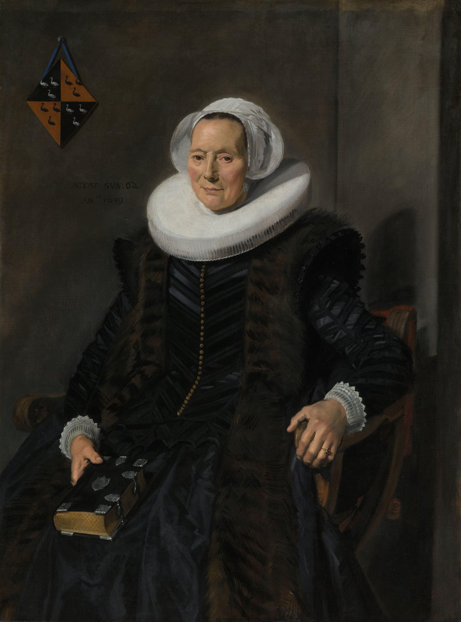 Portræt af Maritge Claesdr Vooght Portræt af Maritge Claesdr Vooght (1577-1644) af Frans Hals