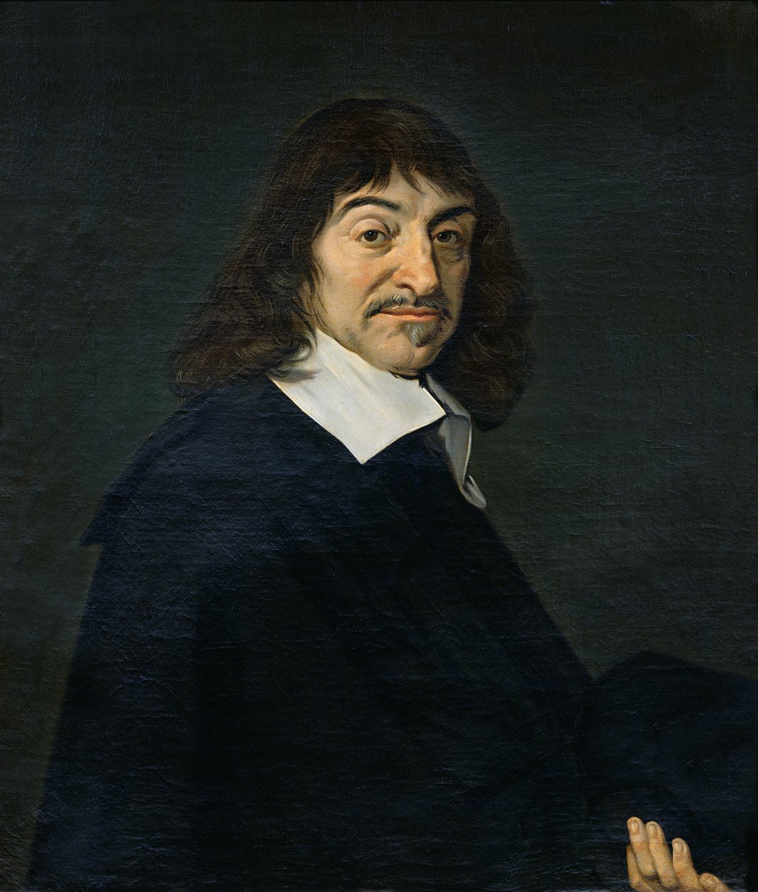 Portræt af Rene Descartes (1596-1650) c.1649 af Frans Hals