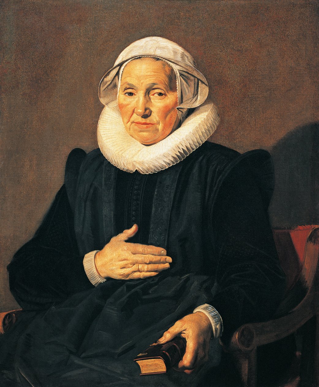 Portræt af Sarah Andriesdochter Hessix af Frans Hals