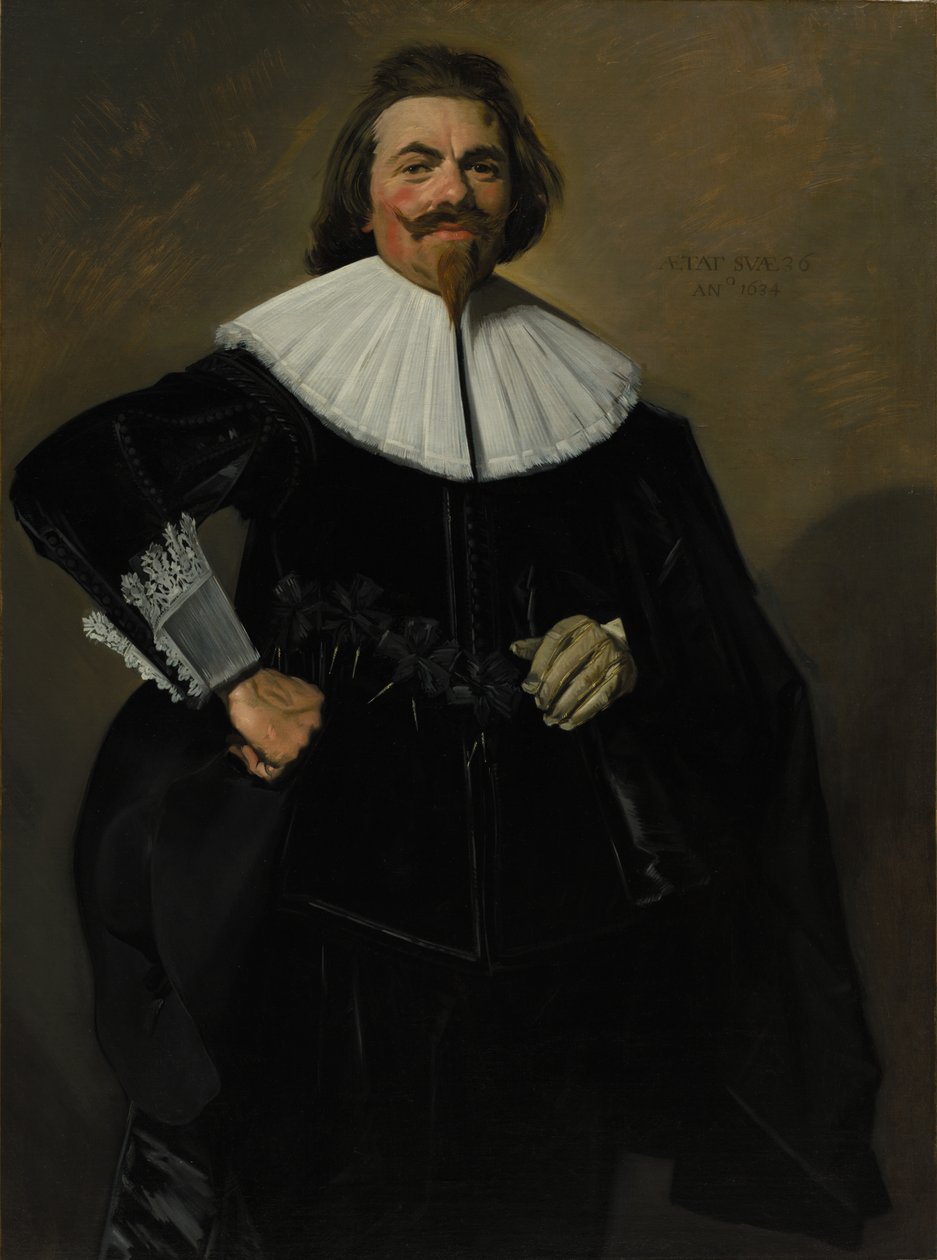 Portræt af Tieleman Roosterman, 1634. af Frans Hals