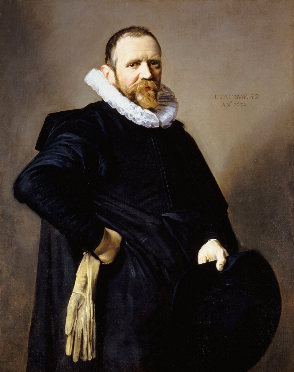 Portræt af en gentleman af Frans Hals