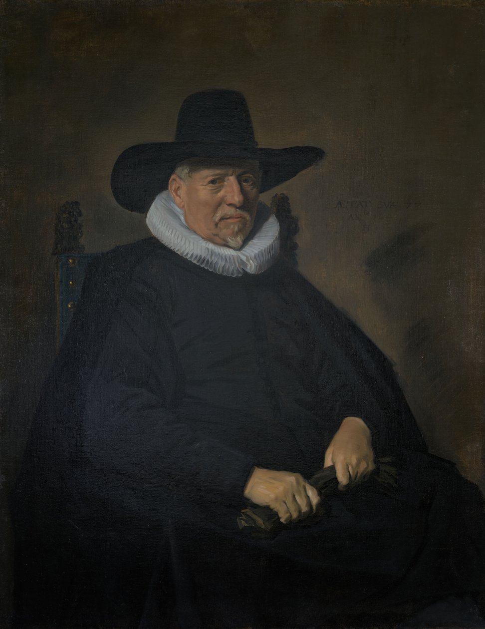 Portræt af en mand af Frans Hals