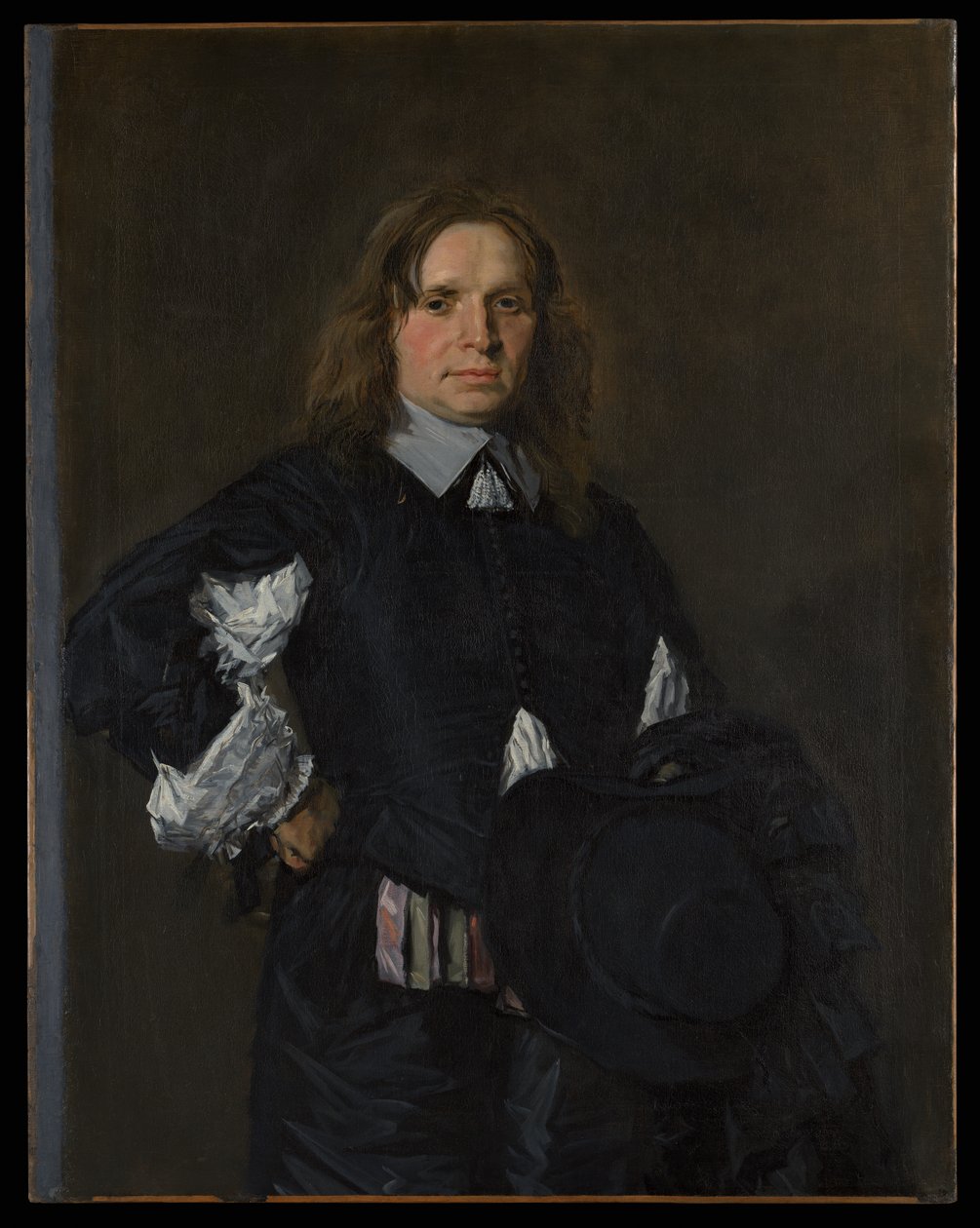 Portræt af en mand af Frans Hals