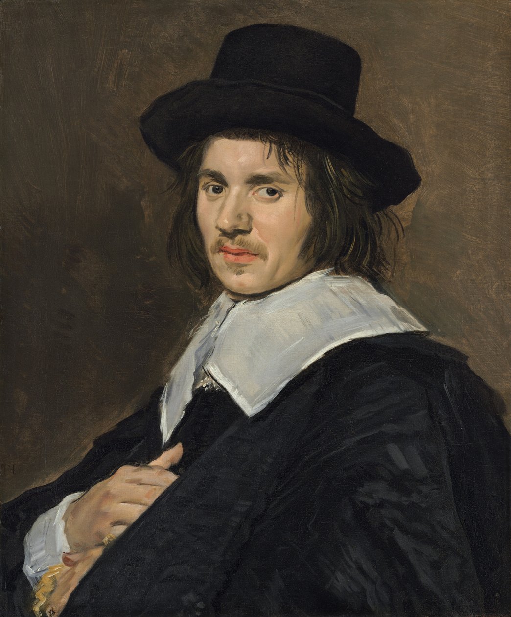 Portræt af en mand, 16481650. af Frans Hals