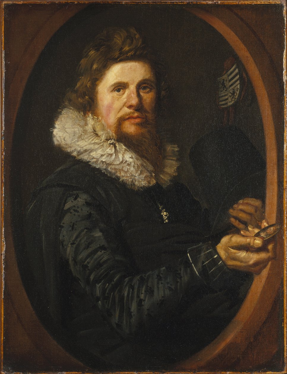 Portræt af en mand, c.1614-15 af Frans Hals