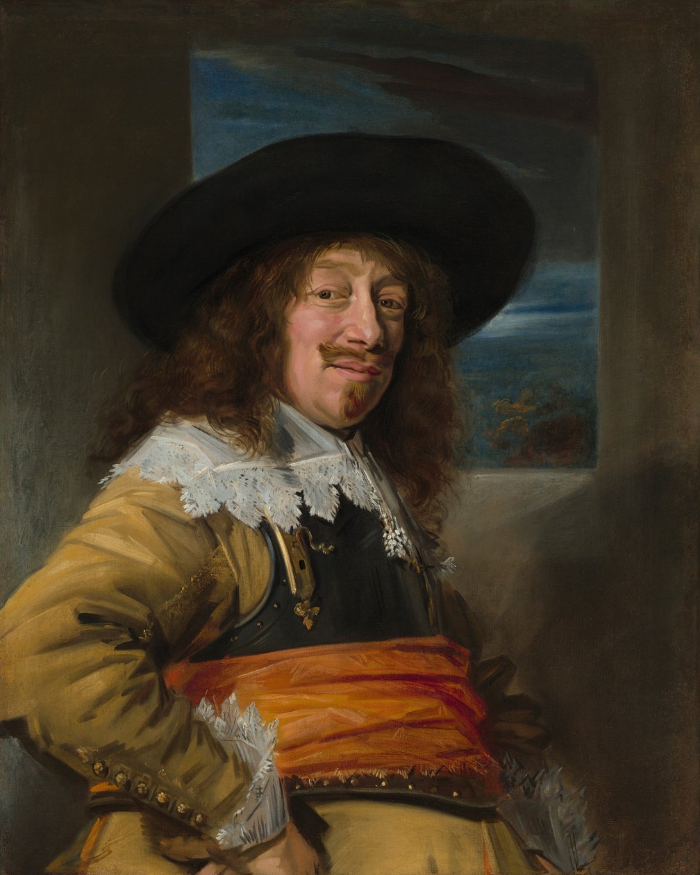 Portræt af et medlem af Haarlem Civic Guard af Frans Hals