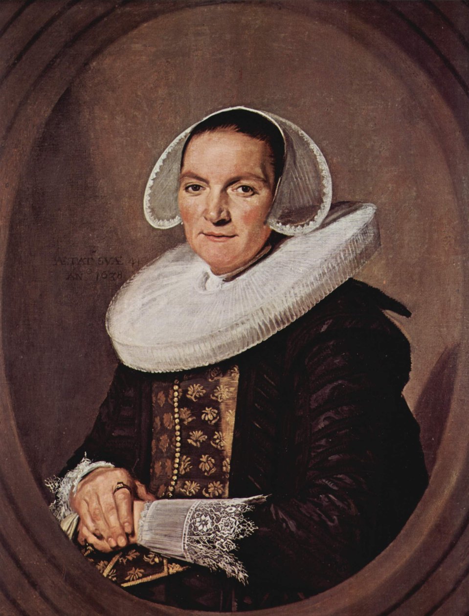 Portræt af en kvinde af Frans Hals