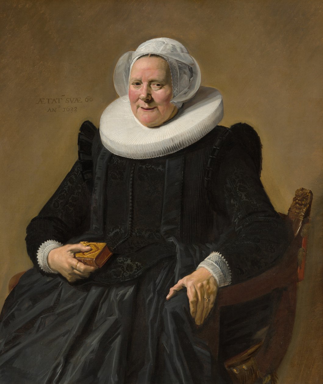 Portræt af en ældre dame, 1633. af Frans Hals