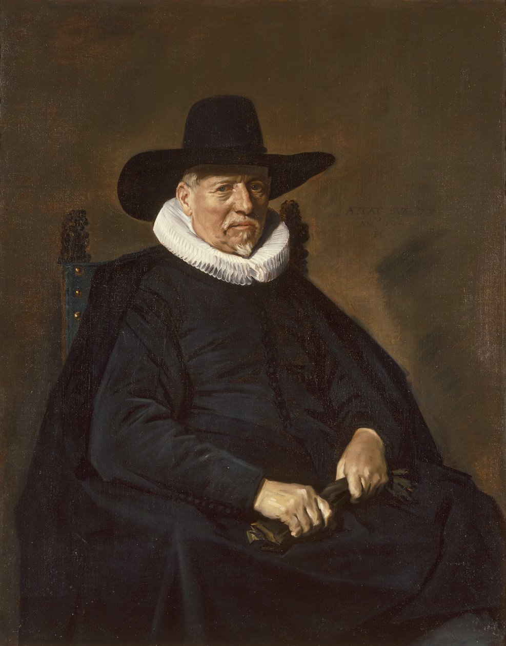Portræt af en ældre mand, traditionelt kaldet Heer Bodolphe, 1643 af Frans Hals