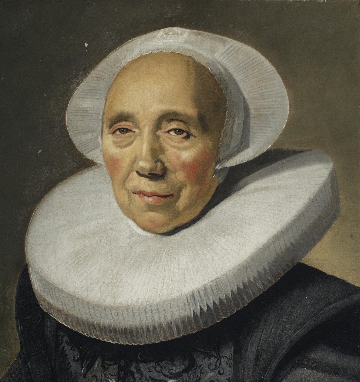 Portræt af en gammel kvinde af Frans Hals