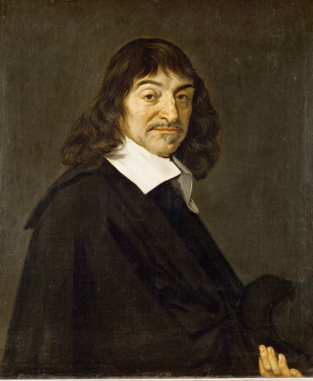 Rene Descartes, portræt efter en tabt original af Frans Hals ... af Frans Hals