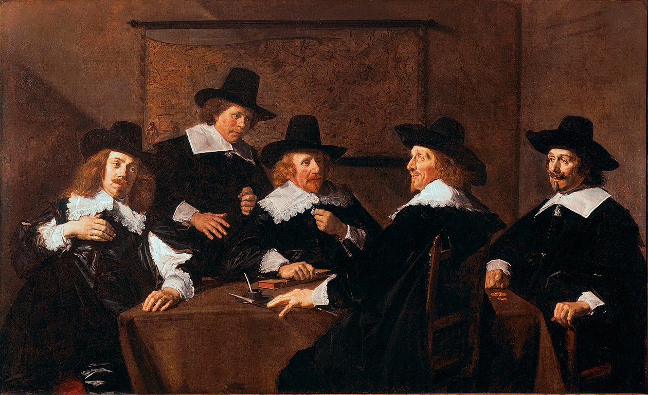 Hospicets regenter Sankt Elizabeth af Haarlem Maleri af Frans Hals (ca. 1580-1666) 1641 søn. 252x153 cm Haarlem, Frans Hals Museum Holland af Frans Hals