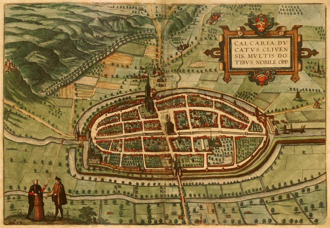 Kalkar Braun Hogenberg 1575 af Frans Hogenberg