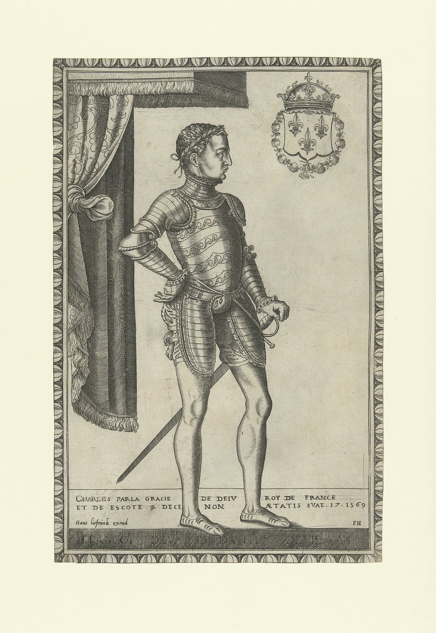 Portræt af kong Charles IX af Frankrig 1550-1574, 1560