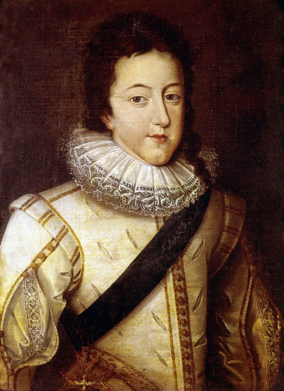 Kong Ludvig XIII af Frans II (after) Pourbus