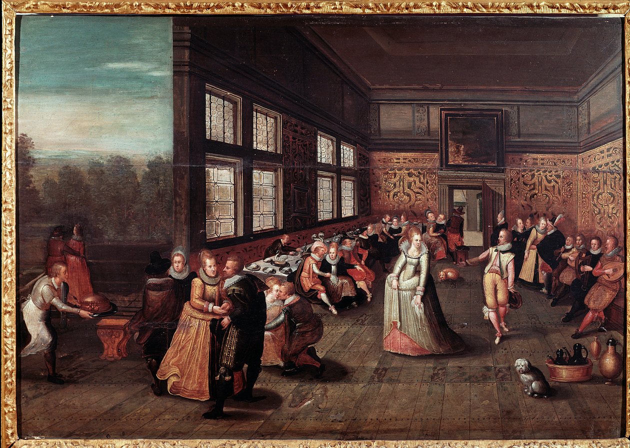 Dansere ved det flamske hof (maleri af Frans II Pourbus