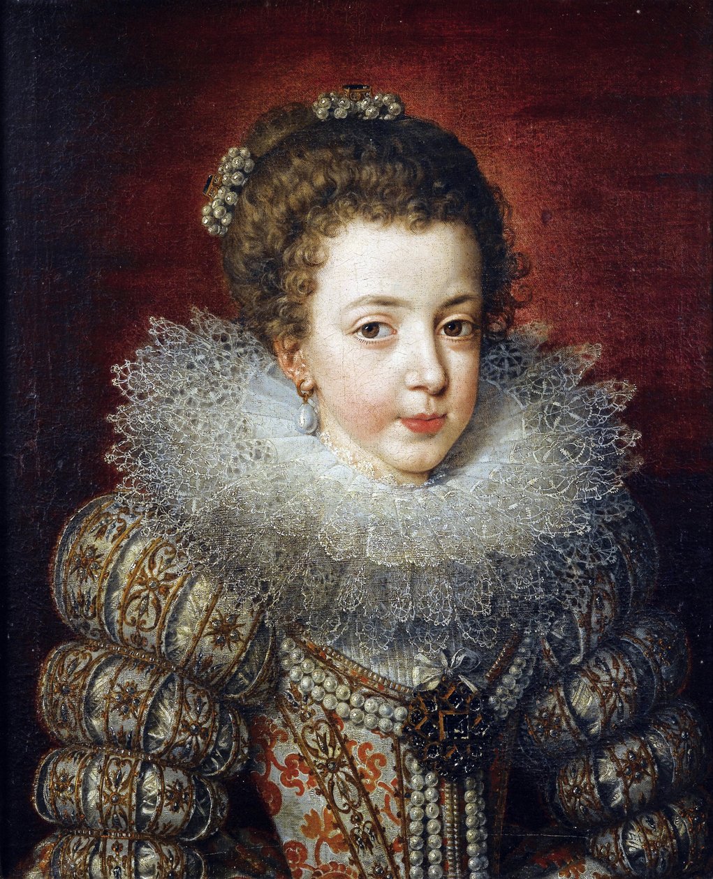Portræt af Elisabeth af Frankrig af Frans II Pourbus
