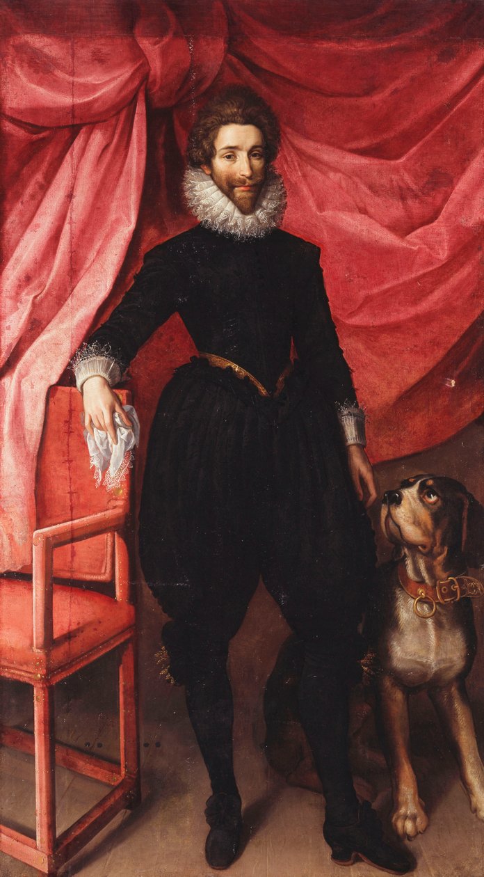 Portræt af Henri de Lorraine, hertug af Guise, kaldet Le Bafafre af Frans II Pourbus