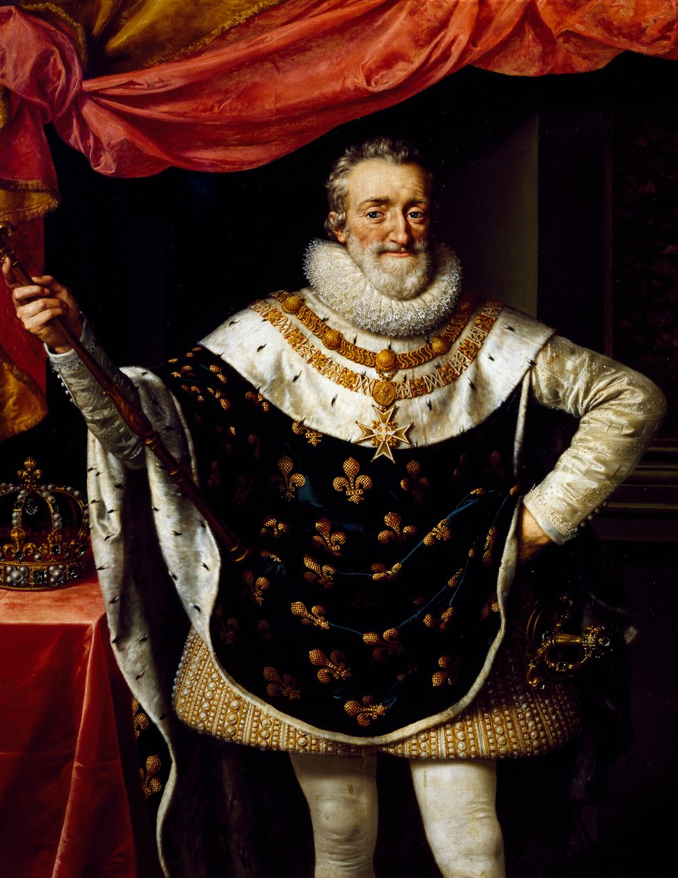 Portræt af Henrik IV af Frankrig (Pau af Frans II Pourbus