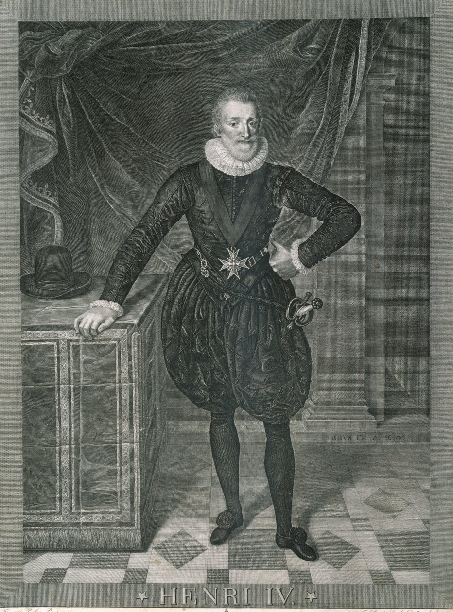 Portræt af Henrik 4. af Frankrig af Frans II Pourbus
