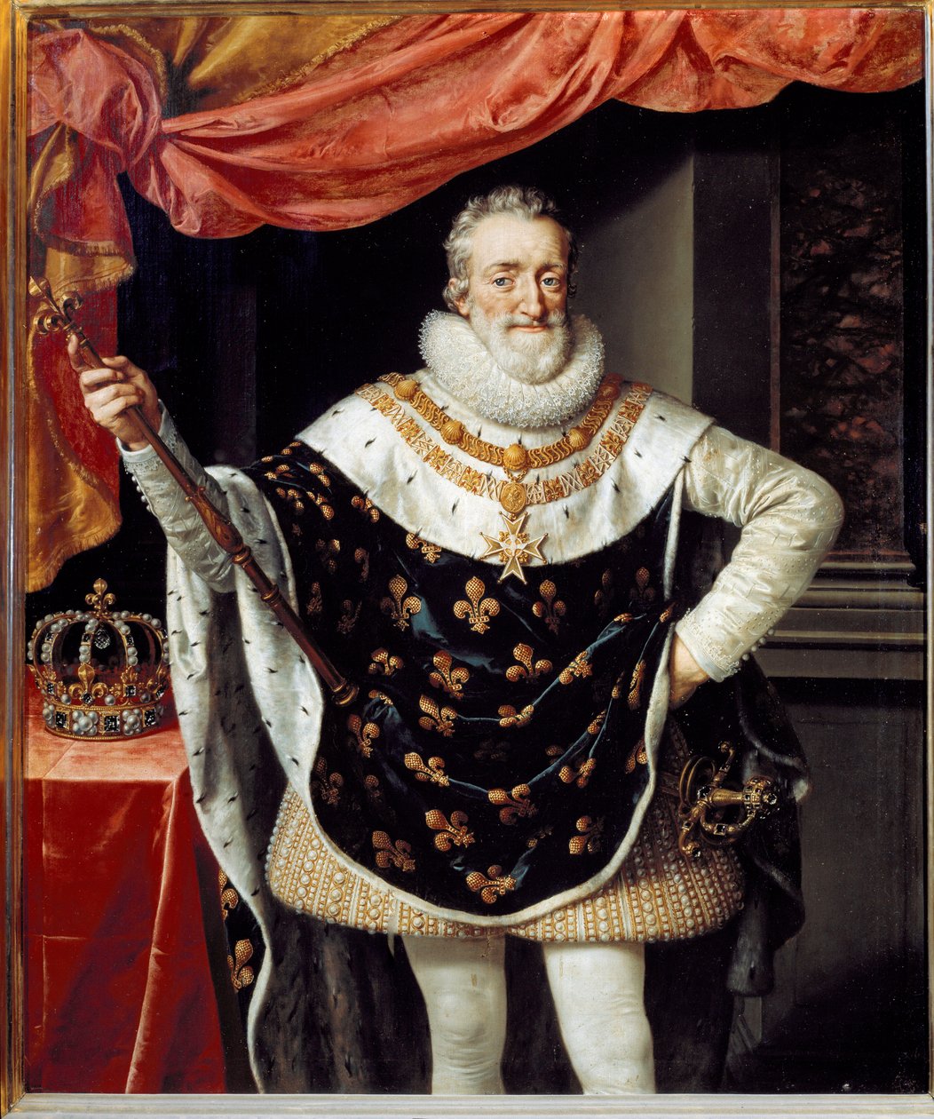 Portræt af Henrik IV af Frankrig af Frans II Pourbus