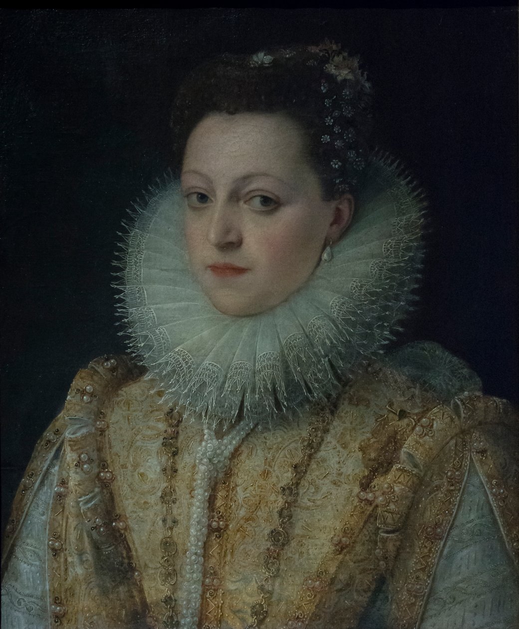 Portræt af Isabella Gonzaga, ca. 1599-1602 (olie på lærred) af Frans II Pourbus
