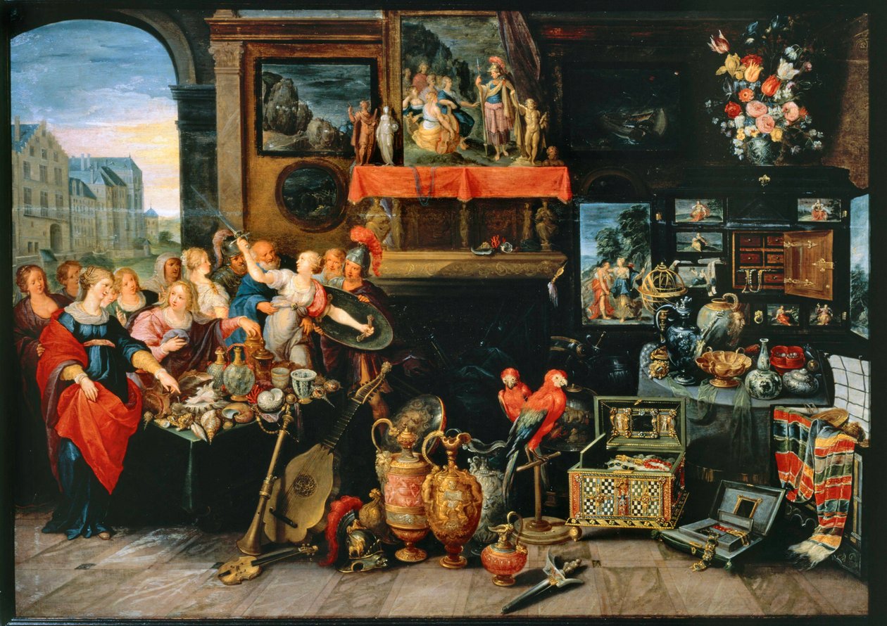 Odysseus genkender Achilleus blandt Lykomedes