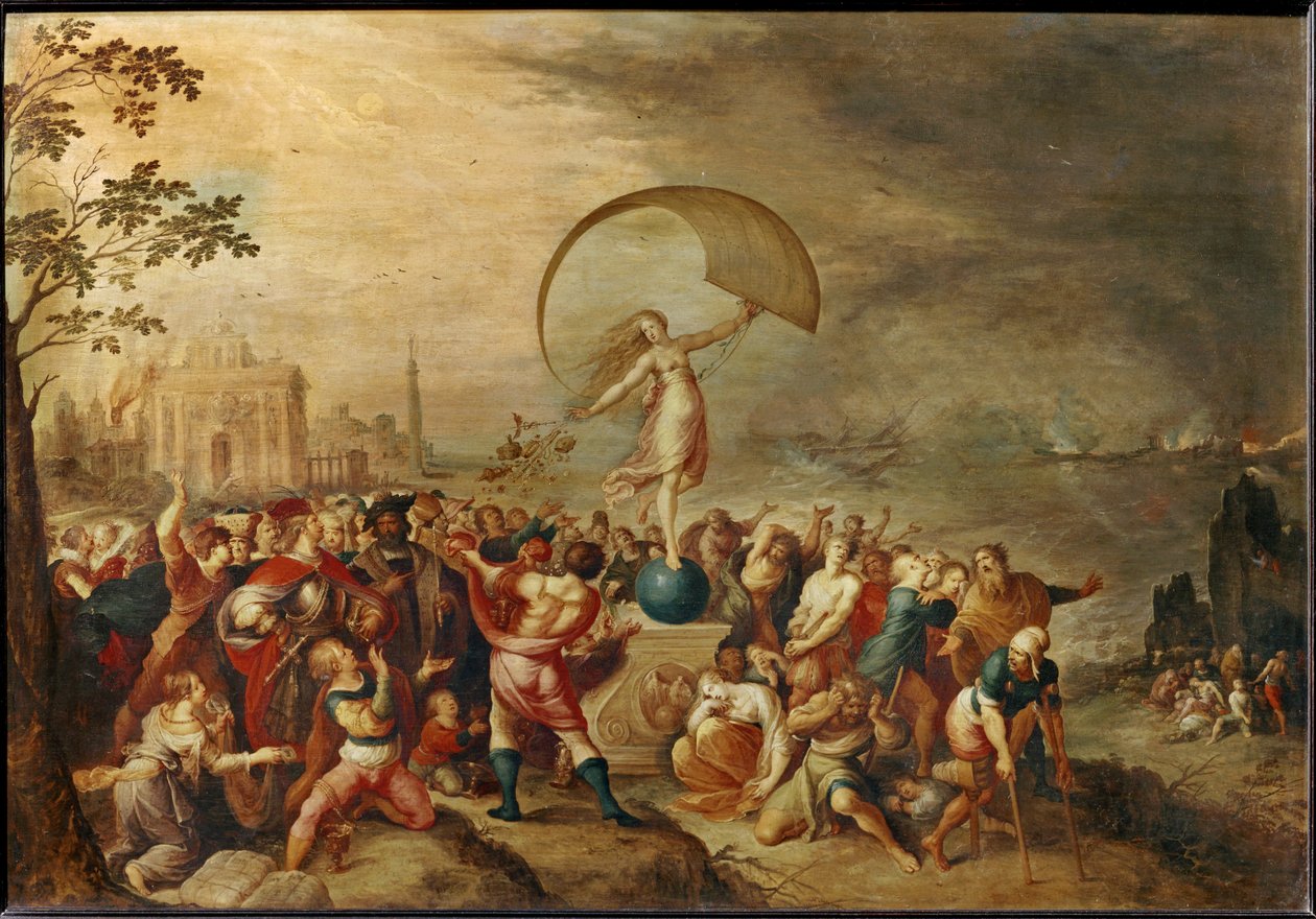 Allegori om lykke ... af Frans II the Younger Francken