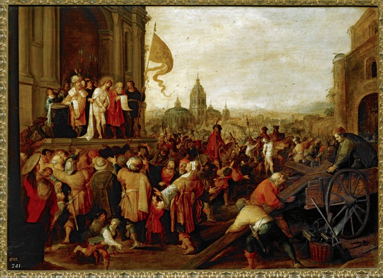 Kristus dømt af Pilatus ... af Frans II the Younger Francken